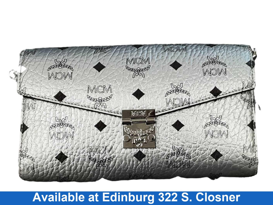 Mcm Myz 9sme05 Sb001 Silver Purse / Handbag