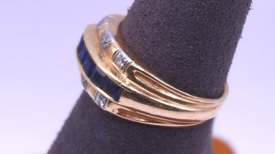 Women's Ring - Yellow Gold 14k (.585) 6.4 grams Size 7