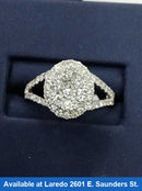 Women's Ring - White Gold 14k (.585) 3.5 grams Size 20