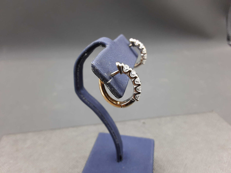 Earrings - White Gold 14k (.585) 5.1 grams