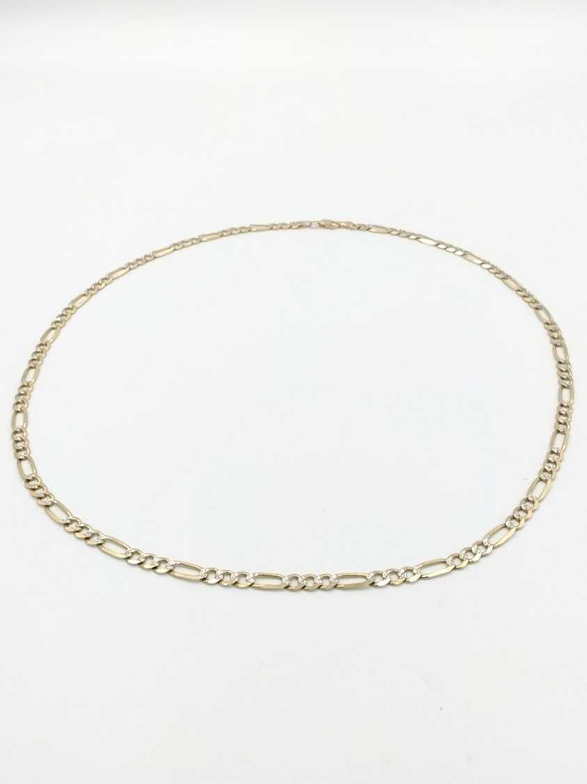Figaro Chain - Yellow Gold 10k (.417) 16.2 grams 28 inch