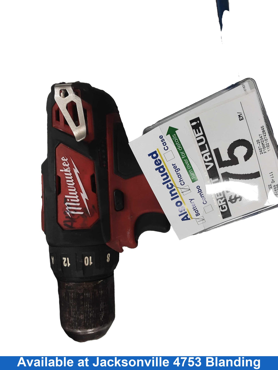 Milwaukee 2407-20 Red Cordless Standard Drill
