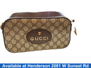 Gucci Gg Supreme Monogram Web Neo Vintage Shoulder Bag Brown Purse / Handbag