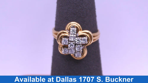 Women's Ring - Yellow Gold 14k (.585) 4.2 grams Size 6