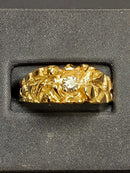 Men's Ring - Yellow Gold 14k (.585) 8.4 grams Size 12