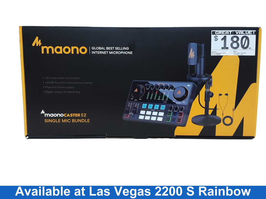 Maono Ame2 Black Corded Microphone