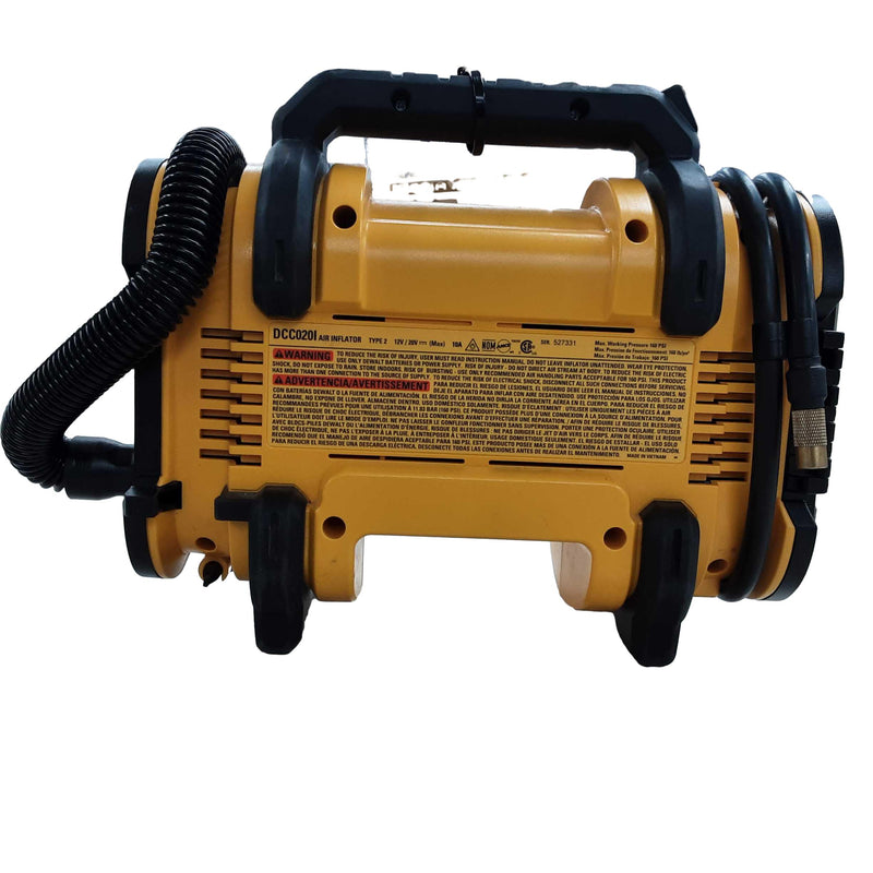 Dewalt Dcc0201 Yellow Electric Compressor