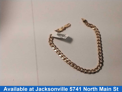 Cuban Link Bracelet - Yellow Gold 10k (.417) 9.9 grams 8 inch