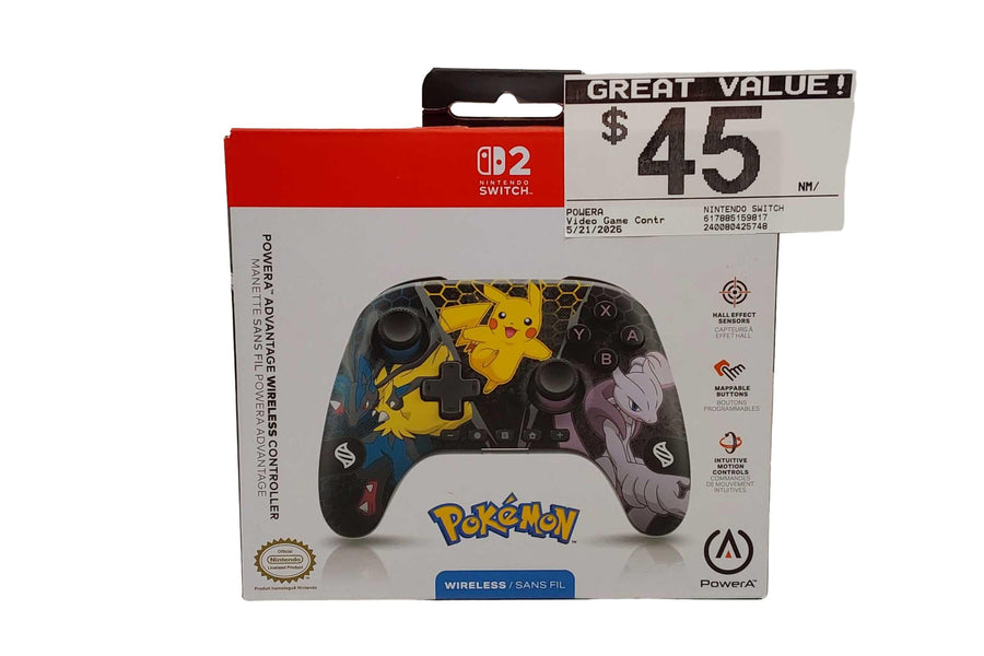 Powera Nintendo Switch 2 Controller Black Gaming Controller