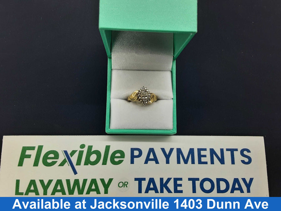 Women's Ring - Yellow Gold 10k (.417) 2.5 grams Size 7