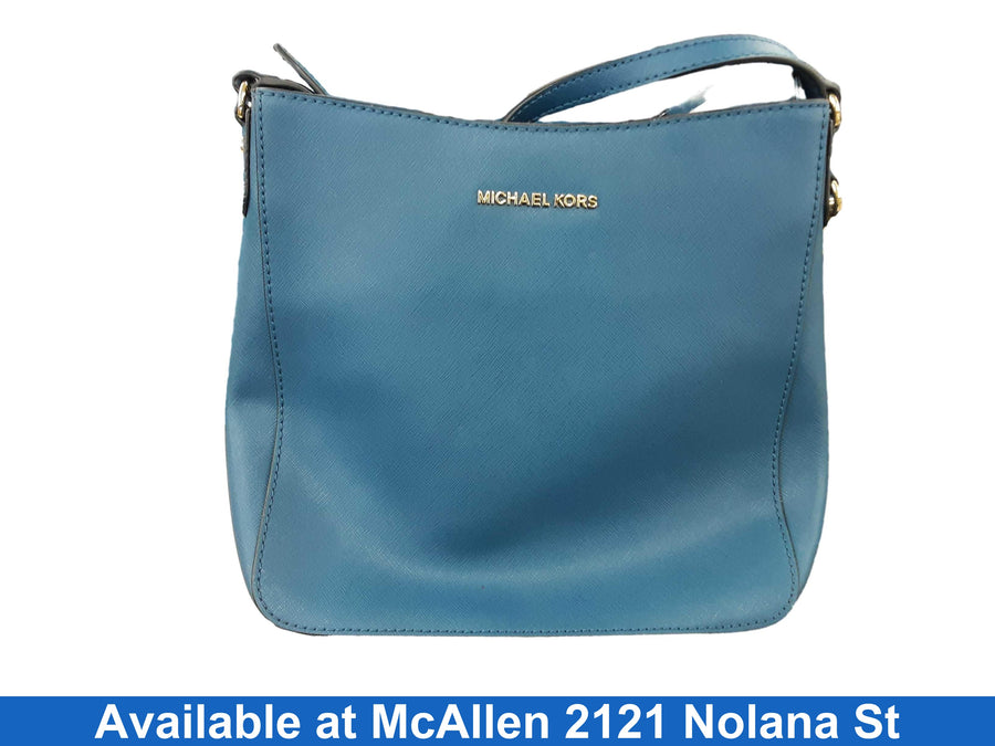 Michael Kors Nb-1912 Blue Purse / Handbag