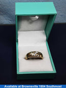 Ring - Wedding Band - Yellow Gold 14k (.585) 4.1 grams Size 10