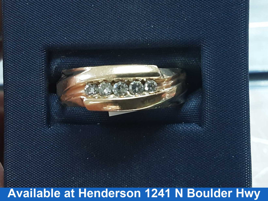 Men's Ring - Yellow Gold 14k (.585) 6.3 grams Size 20