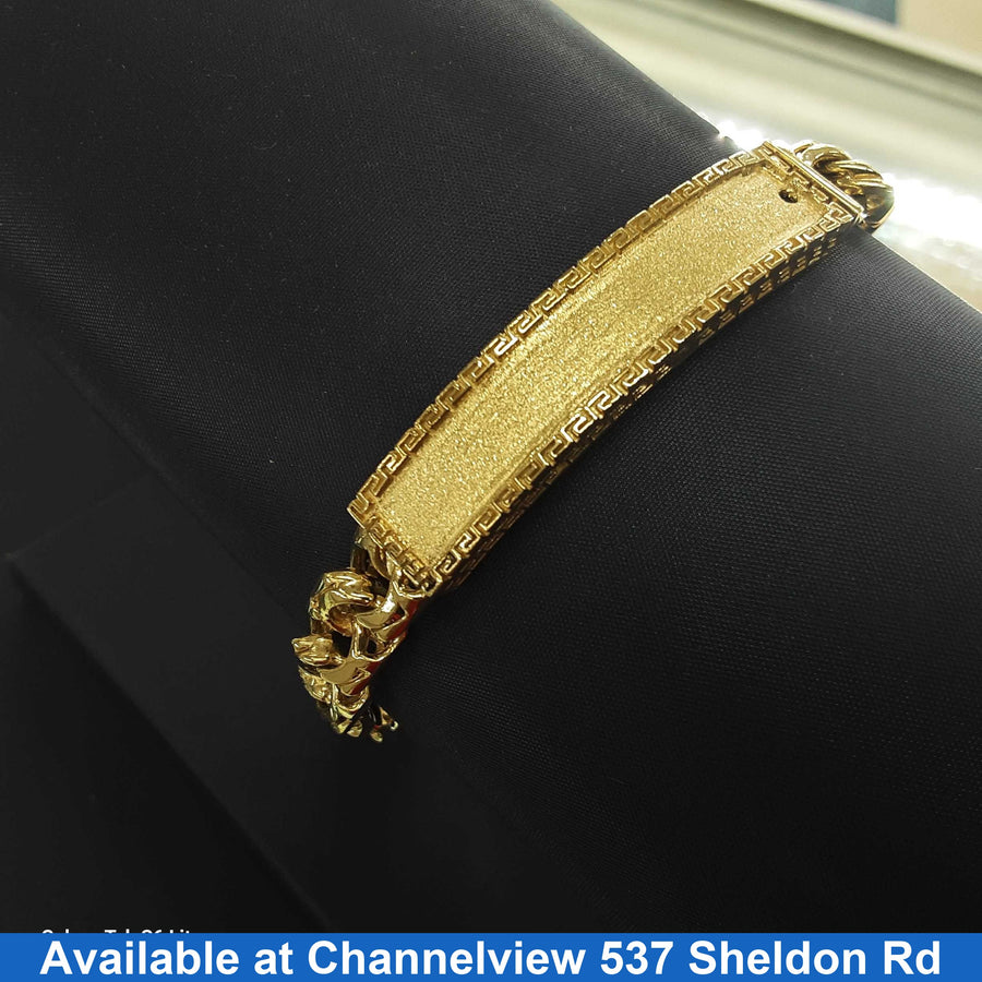 ID Bracelet - Yellow Gold 14k (.585) 37.7 grams 10 inch