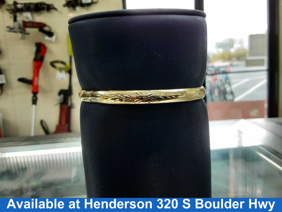 Bangle Bracelet - Yellow Gold 14k (.585) 8.2 grams 10 inch