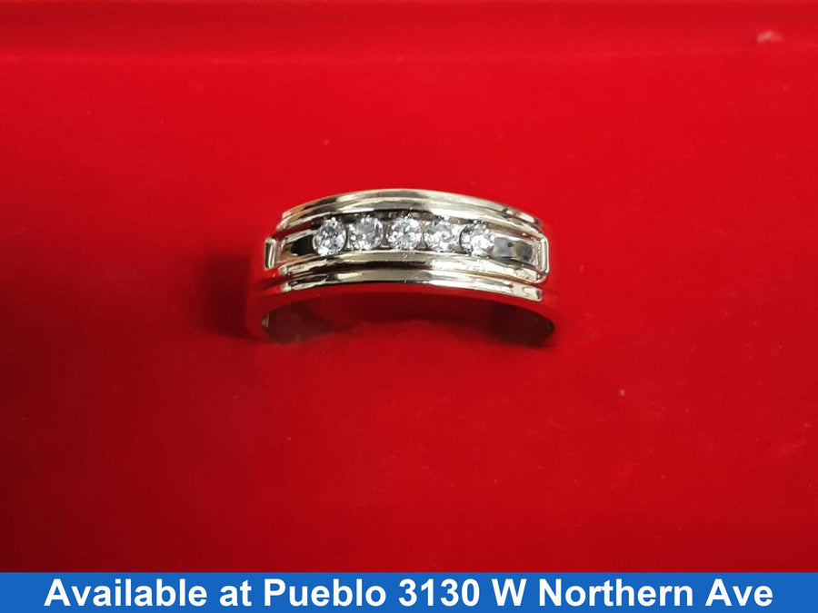 Men's Ring - White Gold 14k (.585) 6.8 grams Size 12