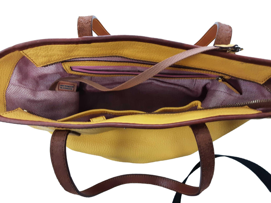 Dooney & Bourke Hobo Yellow Purse / Handbag