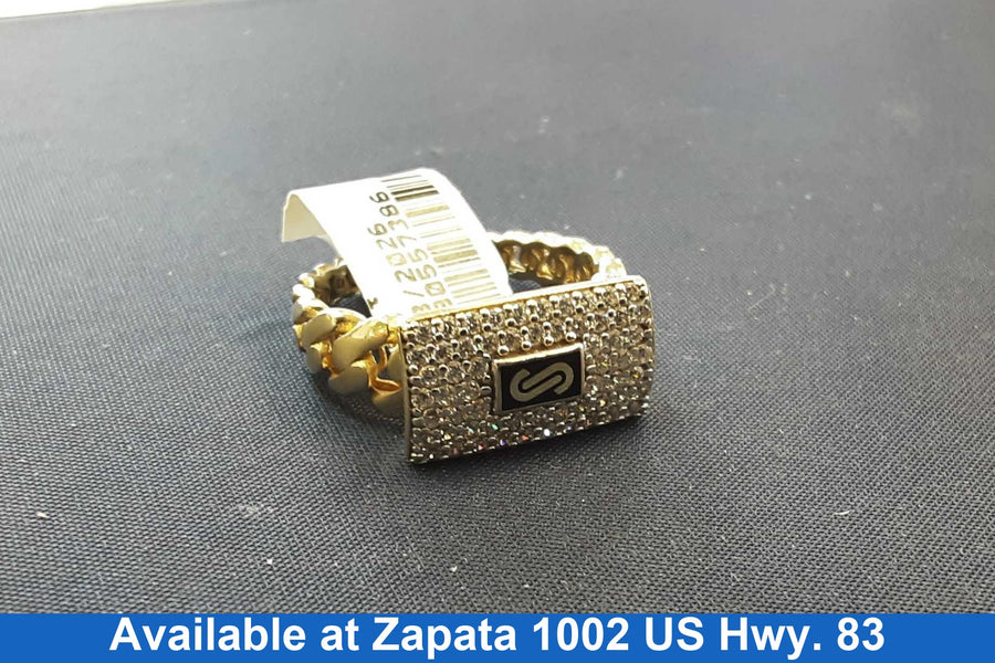 Women's Ring - Yellow Gold 10k (.417) 2.6 grams Size 8.5