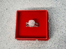 Ring - Wedding Set - White Gold 10k (.417) 5.1 grams Size 7