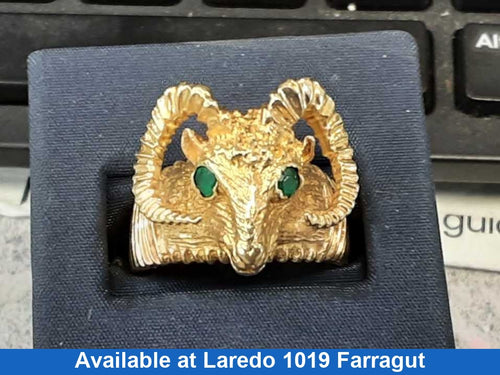 Men's Ring - Yellow Gold 10k (.417) 12.1 grams Size 20