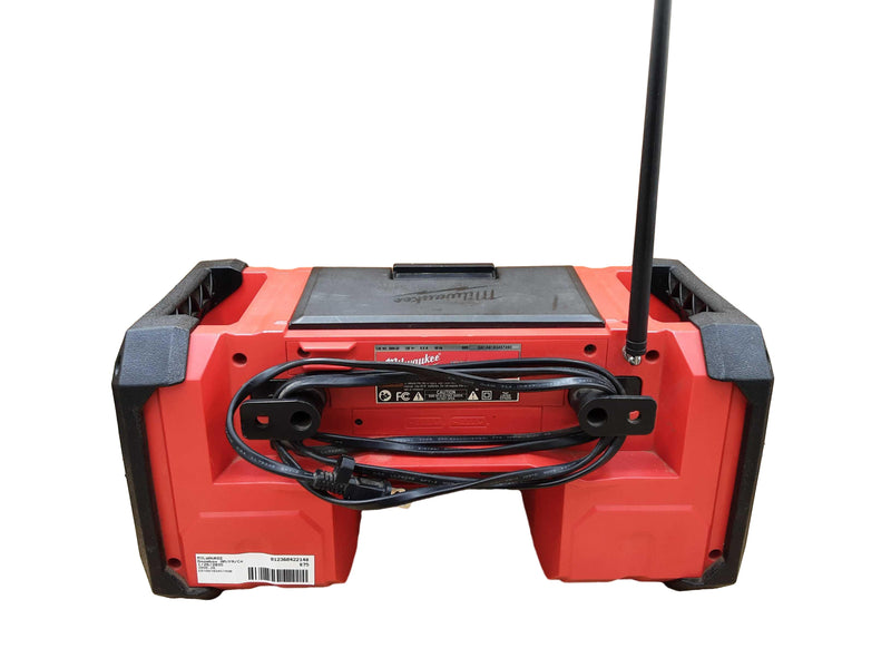 Milwaukee 2890-20 Red Boombox Radio