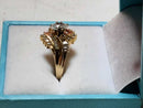 Women's Ring - Yellow Gold 14k (.585) 4.7 grams Size 7.5