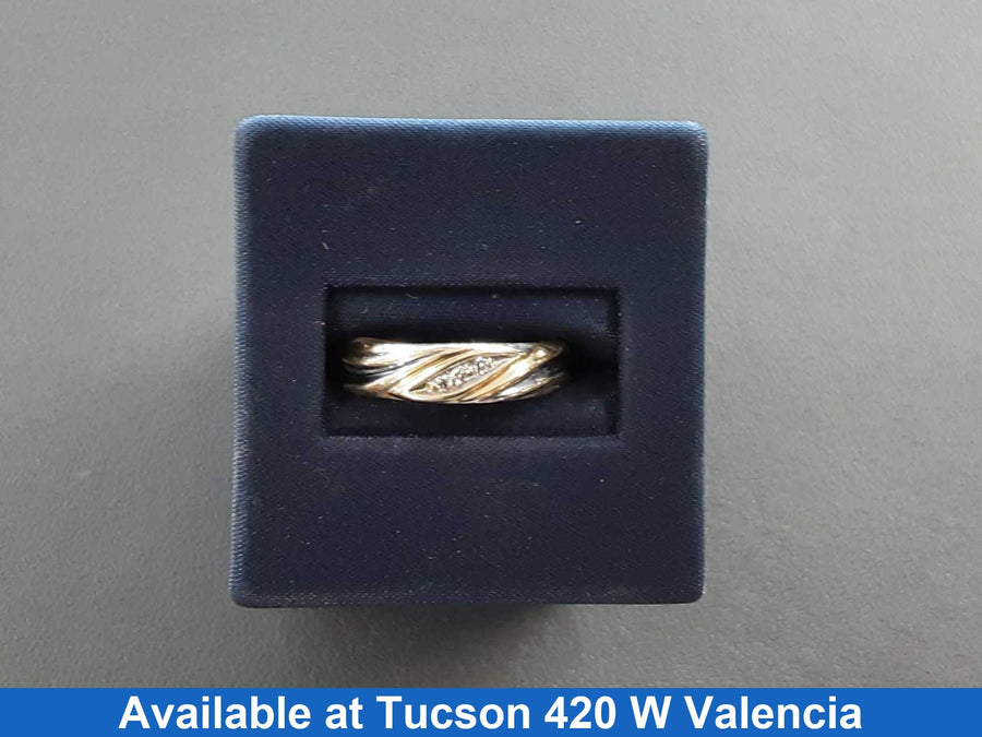 Ring - Wedding Band - Yellow Gold 14k (.585) 3.2 grams Size 7