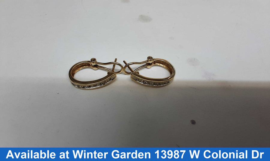 Hoop Earrings - Yellow Gold 14k (.585) 4.9 grams