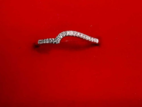 Ring - Wedding Band - White Gold 10k (.417) 1.2 grams Size 7.5