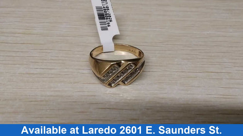 Men's Ring - Yellow Gold 10k (.417) 3.7 grams Size 10