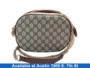 Gucci Gucci Gg Supreme Monogram Cuoio Toscano Mini Chain Beige / Tan Purse / Handbag