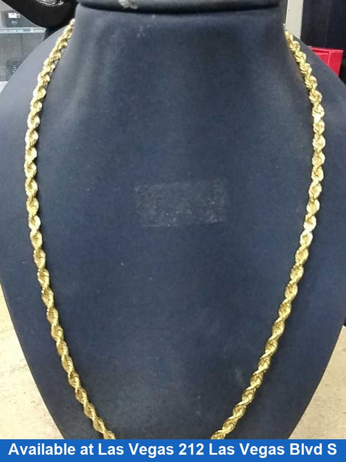 Rope Chain - Yellow Gold 14k (.585) 23.3 grams 24 inch