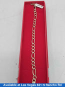 Figaro Bracelet - Yellow Gold 14k (.585) 9.7 grams 8 inch