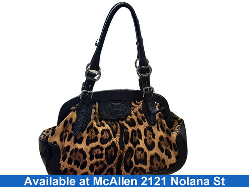 Dolce & Gabbana Leopard Print Brown Purse / Handbag