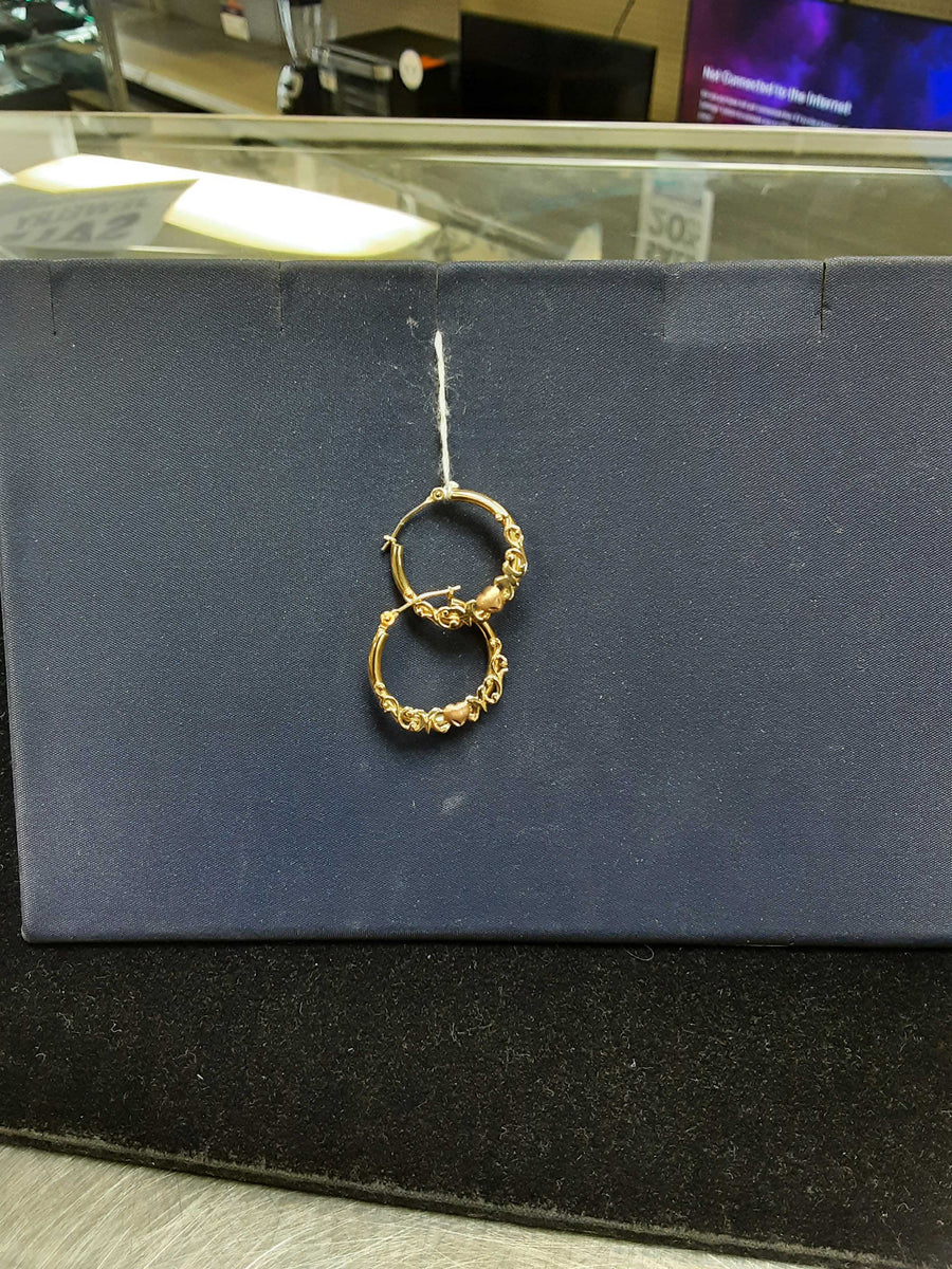 Bangle Earrings - Yellow Gold 10k (.417) 1.4 grams