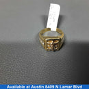 Men's Ring - Yellow Gold 14k (.585) 7.9 grams Size 9.5