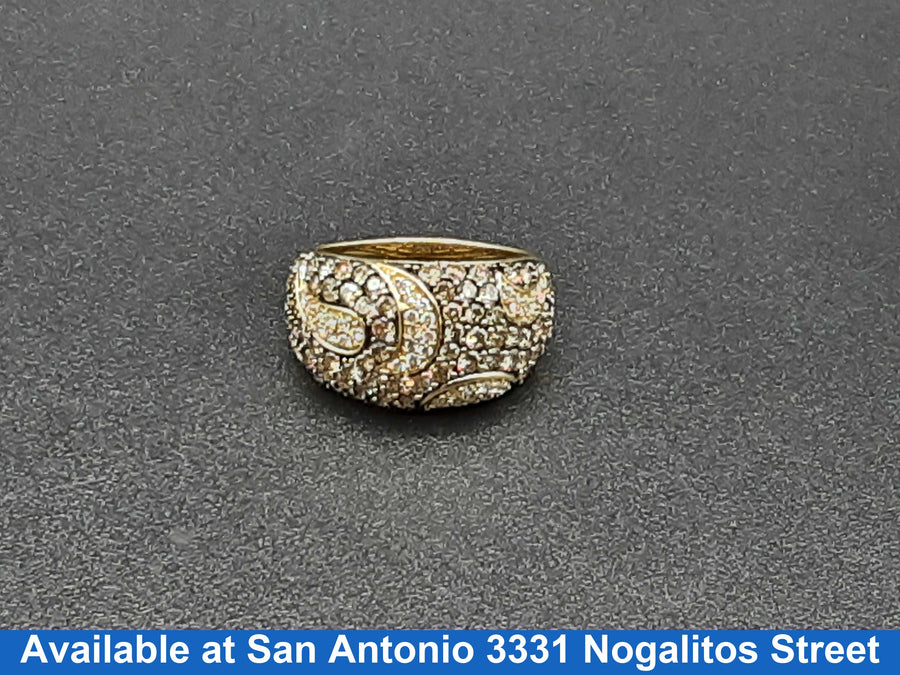 Women's Ring - Yellow Gold 14k (.585) 6.8 grams Size 7