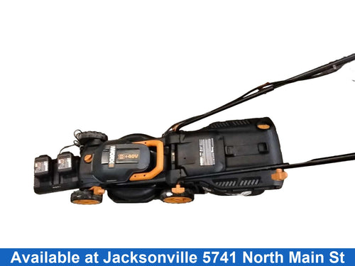Worx Wg779 Black Cordless Push Lawn Mower