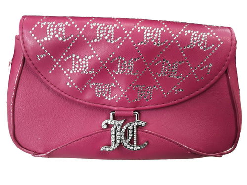 Juicy Couture Exquisite Crossbody Clutch Pink Purse / Handbag