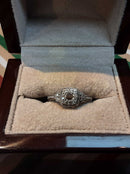 Ring - Engagement Set - Silver 2 grams Size 8