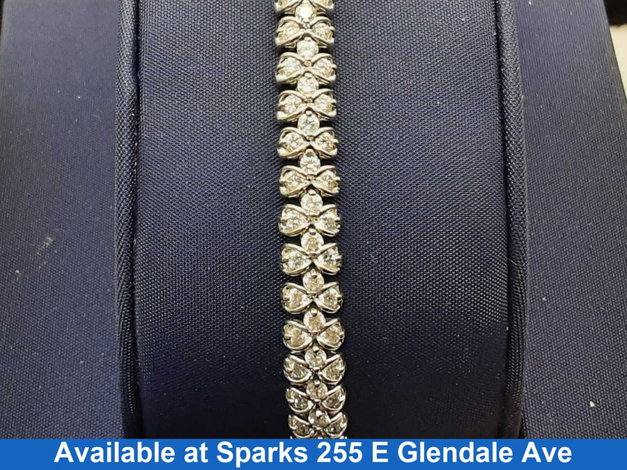 Bracelet - White Gold 14k (.585) 15.9 grams 7 inch