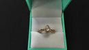 Women's Ring - Solitaire - Yellow Gold 10k (.417) 2.1 grams Size 7
