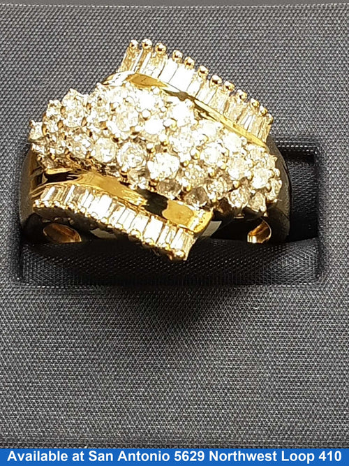 Women's Ring - Yellow Gold 10k (.417) 4.9 grams Size 10