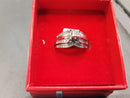 Ring - Engagement Set - White Gold 14k (.585) 3.5 grams Size 7