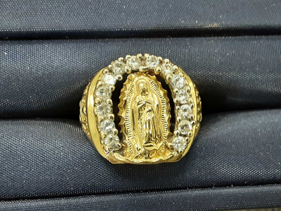 Men's Ring - Yellow Gold 14k (.585) 8.1 grams Size 9