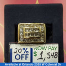 Men's Ring - Yellow Gold 14k (.585) 11.2 grams Size 9.5