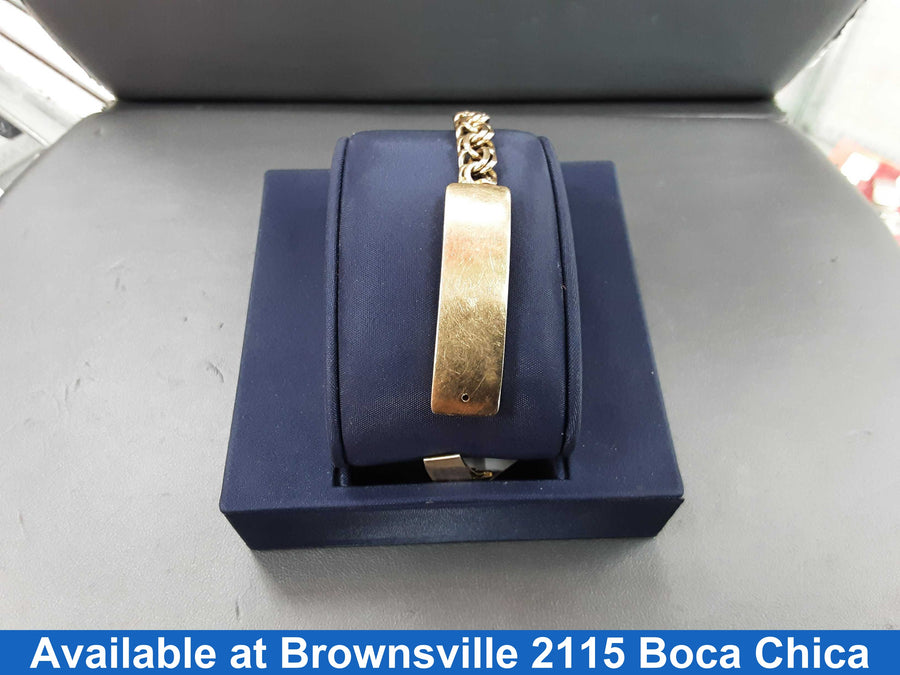 ID Bracelet - Yellow Gold 10k (.417) 22 grams 7 inch