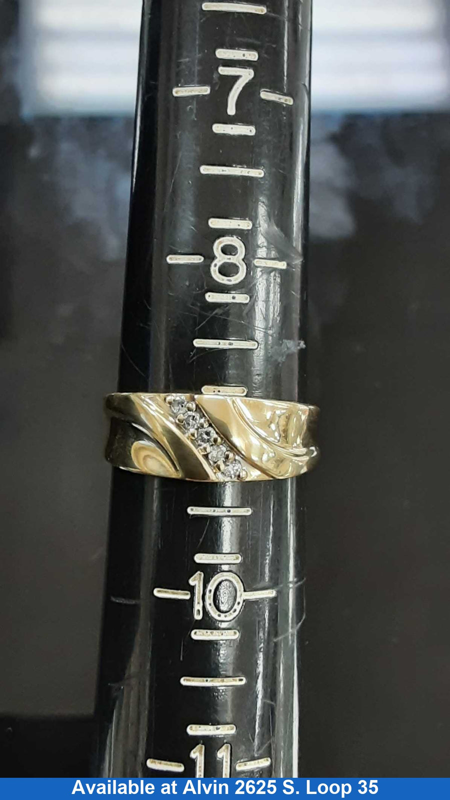 Ring - Wedding Band - Yellow Gold 14k (.585) 3.6 grams Size 9.5
