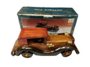 Atico World Showcase 8in. Wooden Antique Car Brown Other Collectible
