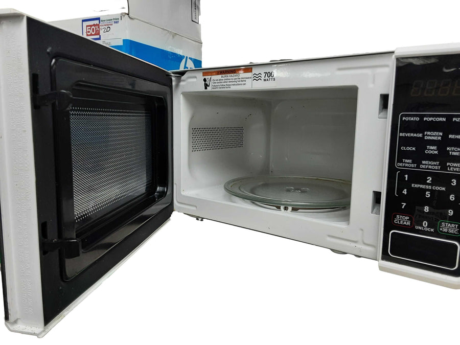 Walmart Ms8436127995-03 White Countertop Microwave